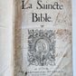 1578 BIBLE in FRENCH ILLUSTRATED antique MASSIVE FOLIO 16th CENTURY