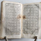 1753 BREVIARY in FRENCH & LATIN antique DECORATIVE MOROCCO BINDING