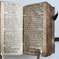 1725 PSALMS of DAVID antique UNUSUAL UNIQUE BINDING w/ BRASS FITTINGS rare