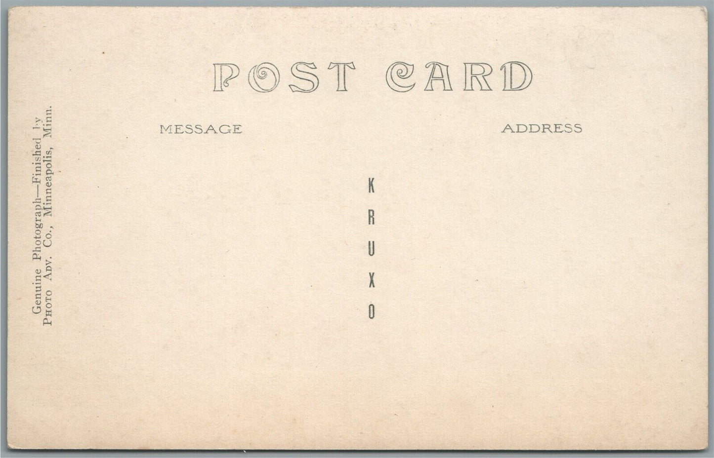 KENT HILL MN POST OFFICE ANTIQUE REAL PHOTO POSTCARD RPPC