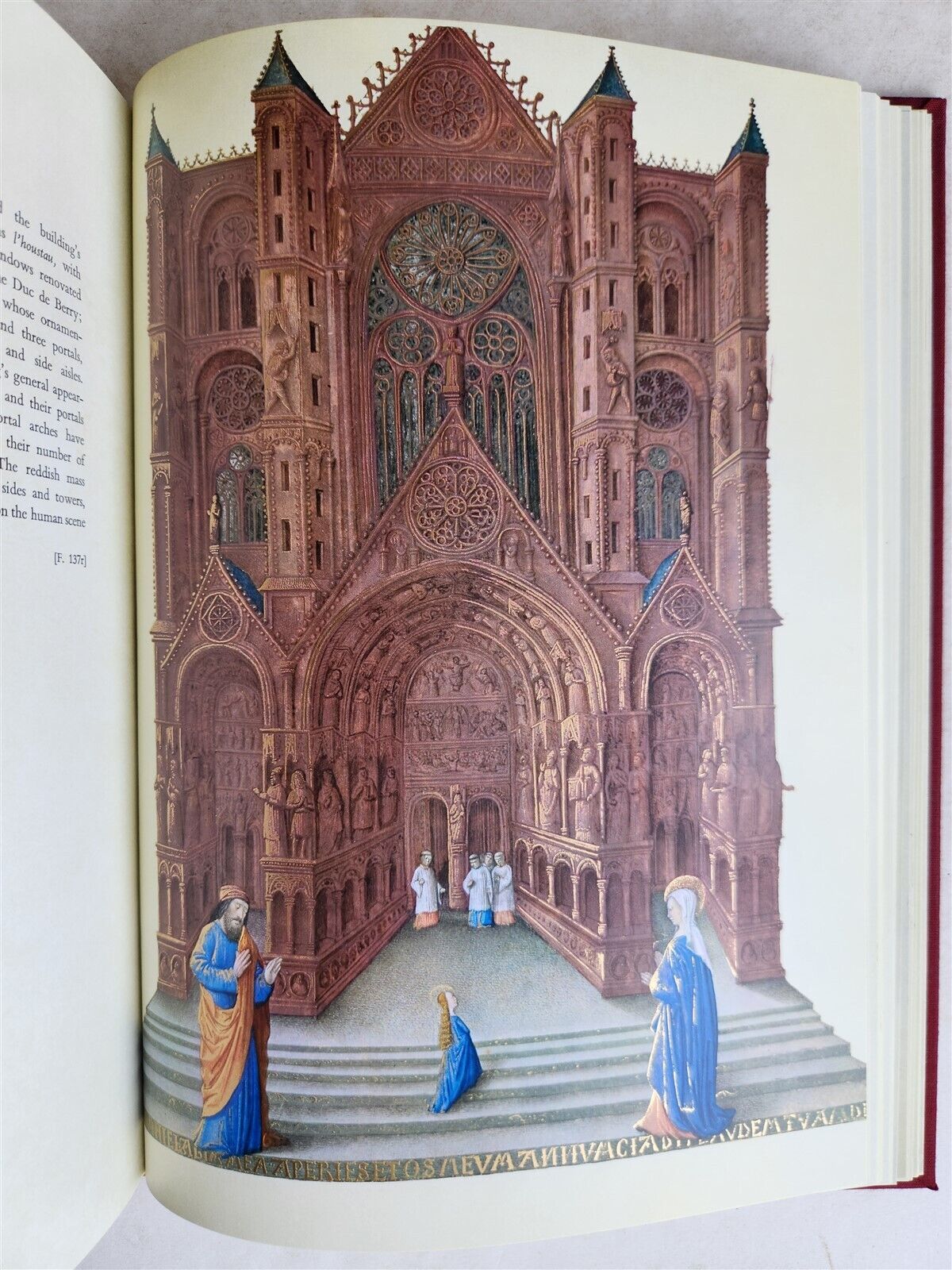 1969 The Tres Riches Heures of Jean Duke of Berry antique ILLUSTRATED FOLIO