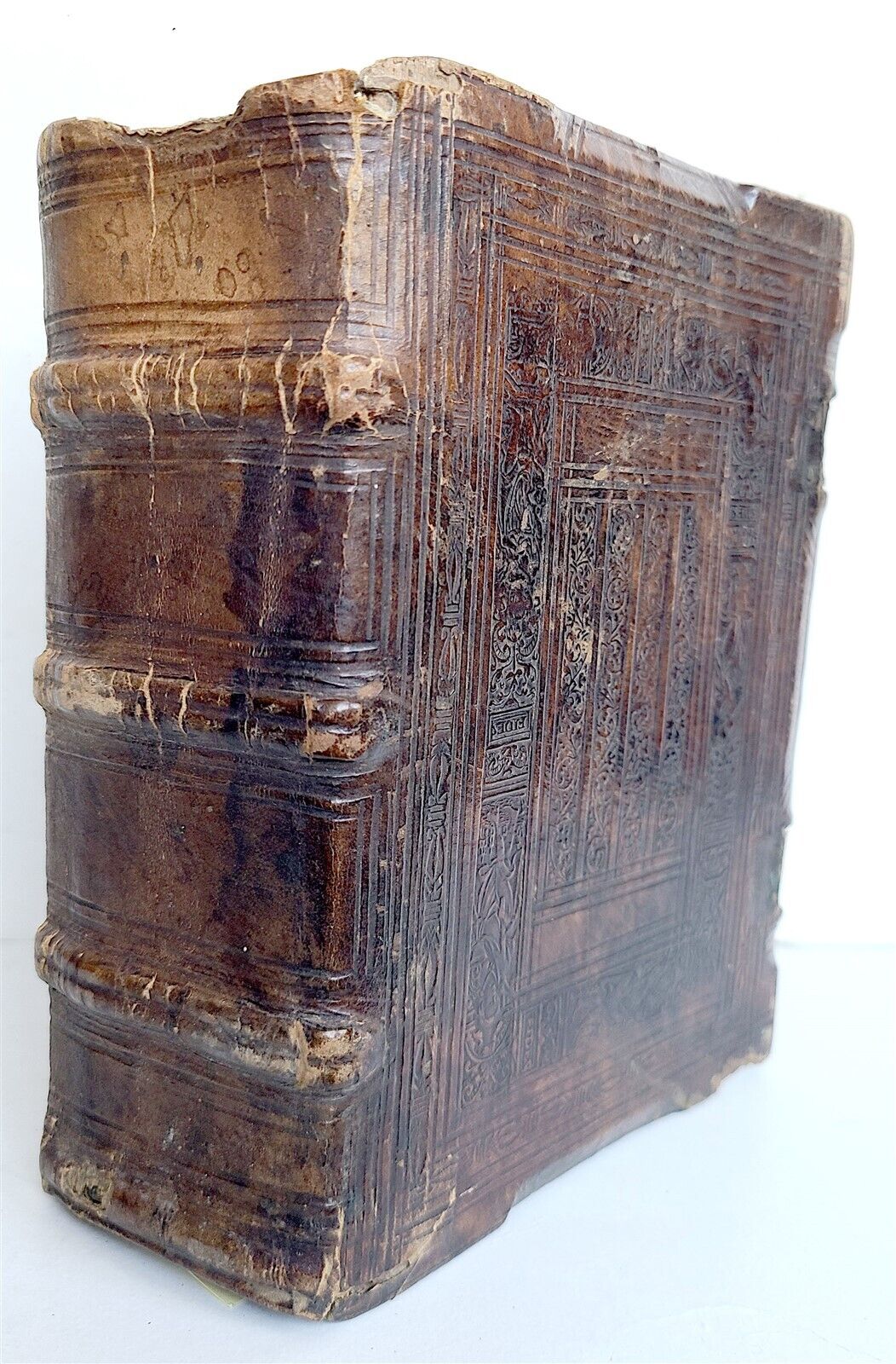 1524 BIBLIA POST-INCUNABULA ILLUSTRATED antique 16th CENTURY BIBLIA scarce