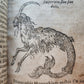 1596-1600 EMBLEMATA antique ILLUSTRATED w/ 270 WOODCUTS PLANTIN VELLUM BINDING