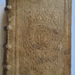 1586-1593 LAW BOOK by CAESARIS CONTARDI antique FINE HAND TOOLED PIGSKIN BINDING