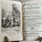 1744-1750 LE SPECTACLE DE LA NATURE antique ILLUSTRATED w/ 199 FOLDING PLATES