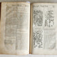 1710 BOTANOLOGIA ENGLISH HERBAL antique ILLUSTRATED MASSIVE FOLIO
