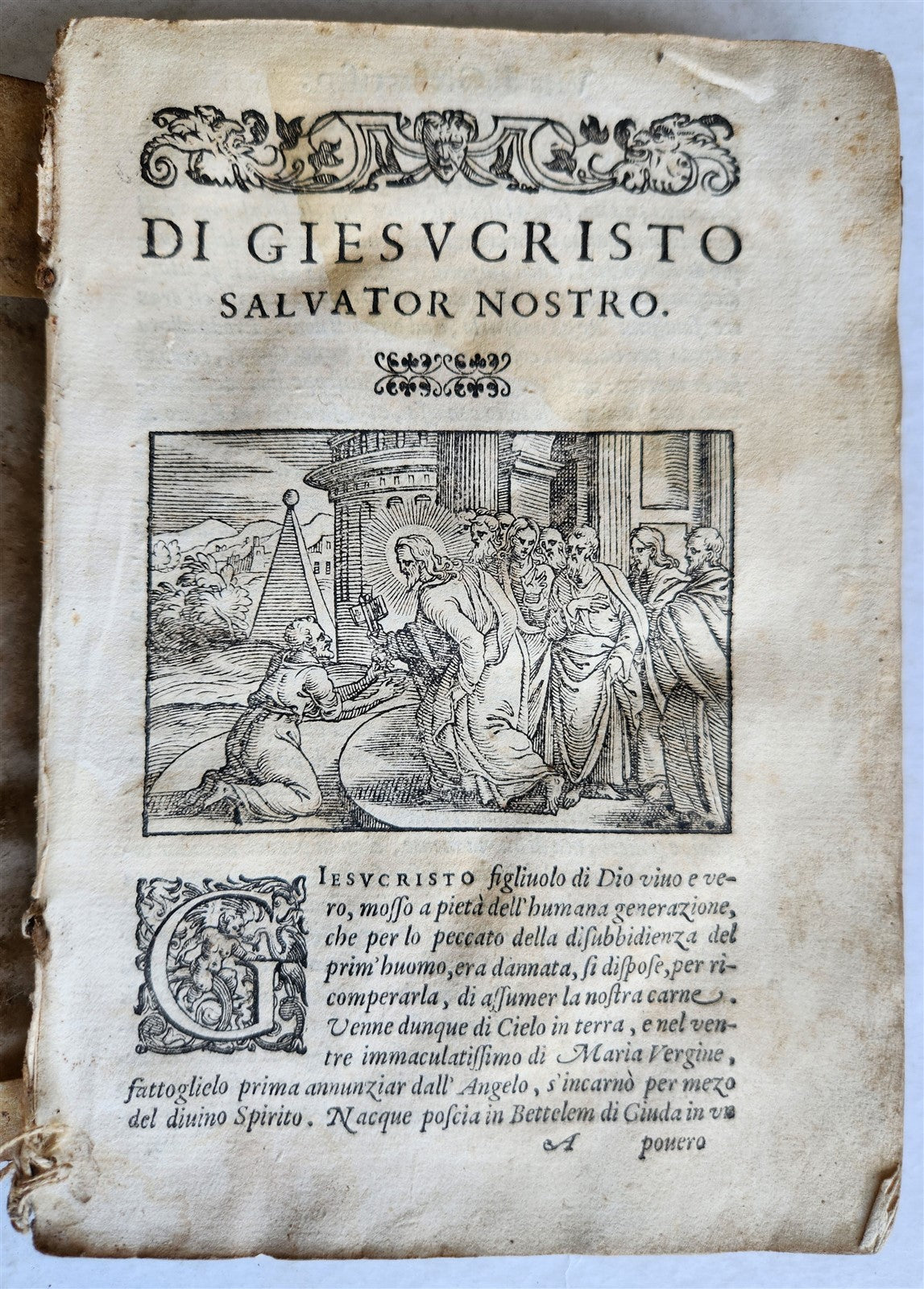 1592 LIVES of POPES ILLUSTRATED w/ 240 WOODCUTS antique 16th CENTURY