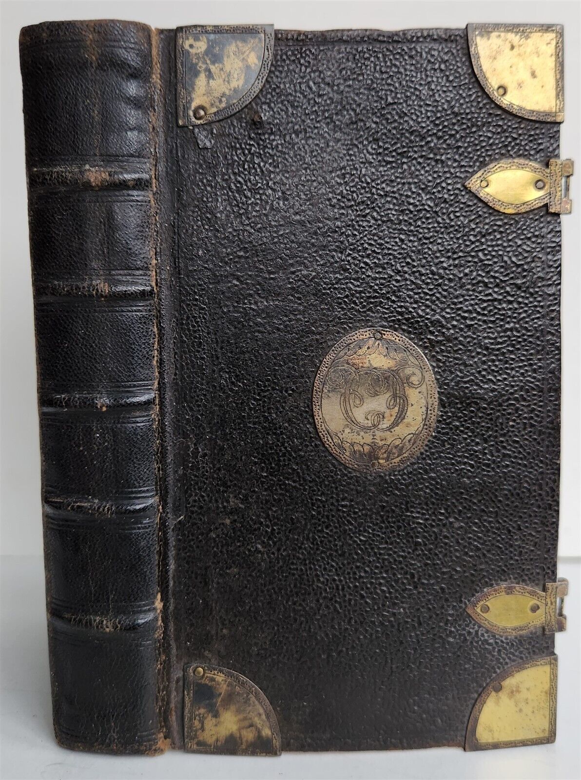 1680 BIBLE in ENGLISH OLD TESTAMENT antique KING JAMES VERSION w/ metal clasps