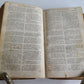 1761 BIBLE in GREEK & LATIN NEW TESTAMENT antique BIBLIA NOVUM TESTAMENTUM w/MAP