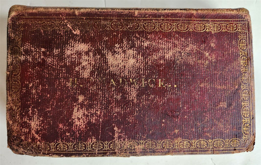 1815 BOOK of COMMON PRAYER w/PSALTER antique NEW YORK Americana