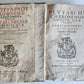 1620 PLUTARCH 2 volumes MORAL WORKS antique in GREEK & LATIN massive folio