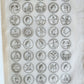1742 NUMISMATIC ILLUSTRATED FOLIO medal collection of Queen of Sweden antique