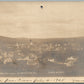 ROCKAWAY NJ BIRDS EYE VIEW ANTIQUE REAL PHOTO POSTCARD RPPC