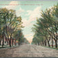 OLNEY IL SOUTH ELLIOTT STREET ANTIQUE POSTCARD