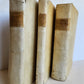 1791 ARCHITECTURE & SURVEYING 3 VOLUMES ILLUSTRATED antique in ITALIAN