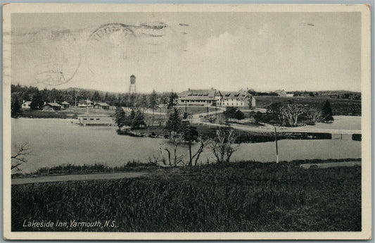 CANADA YARMOUTH LAKESIDE INN ANTIQUE POSTCARD