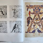 1943 ART ALBUM ANTIQUE BOOKS INITIALS ILLUSTRATED in GERMAN