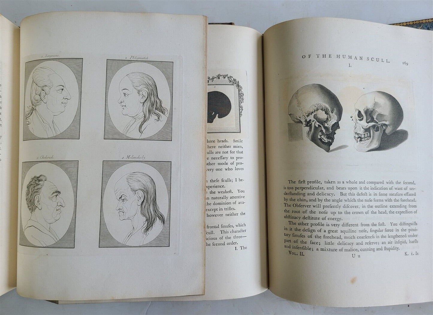 1798 PHYSIOGNOMY Johann LAVATER 5 VOLUMES antique ILLUSTRATED FOLIO in ENGLISH