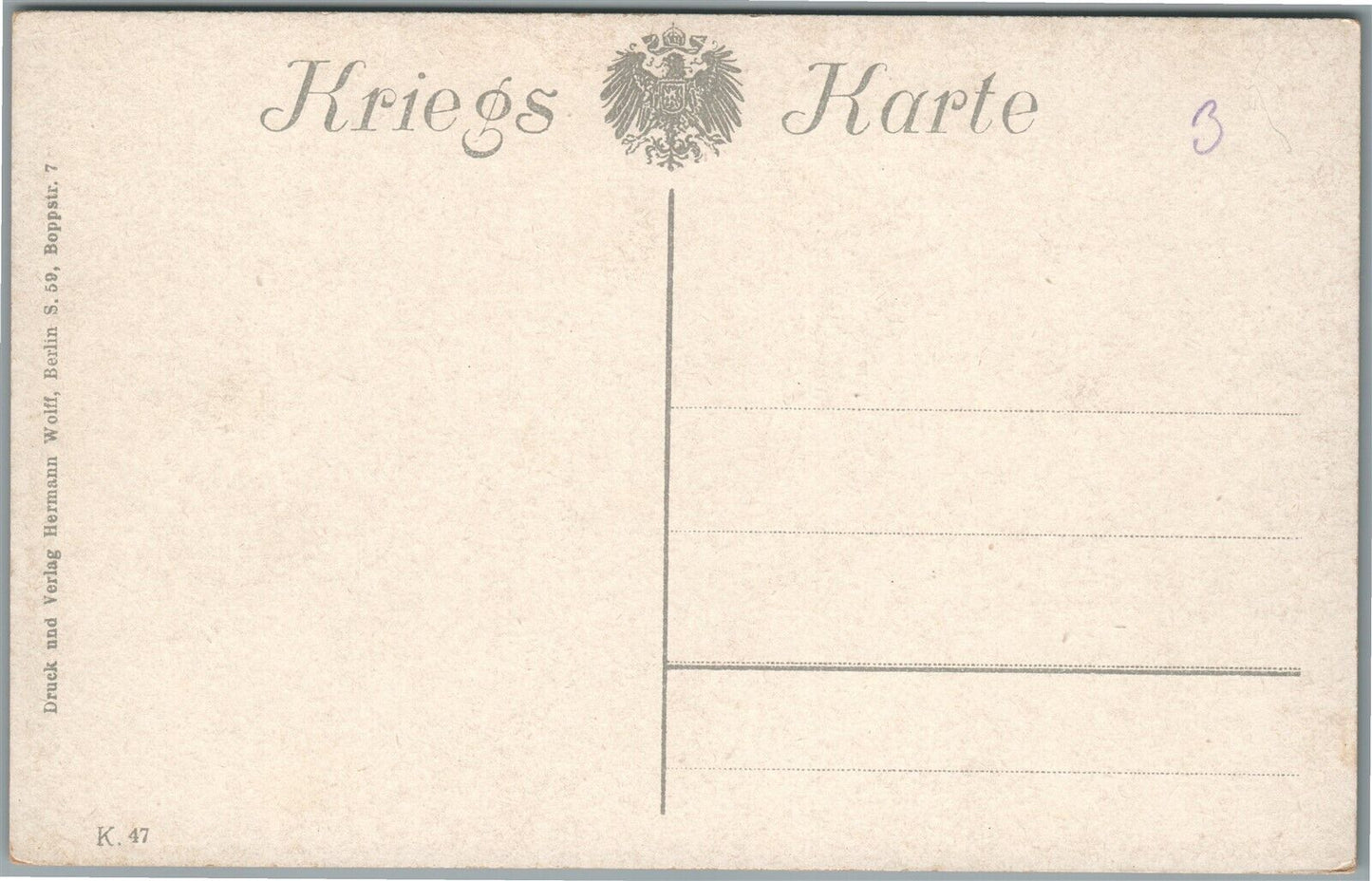 RUSSIA COMIC WWI ERA GERMAN ANTIQUE POSTCARD