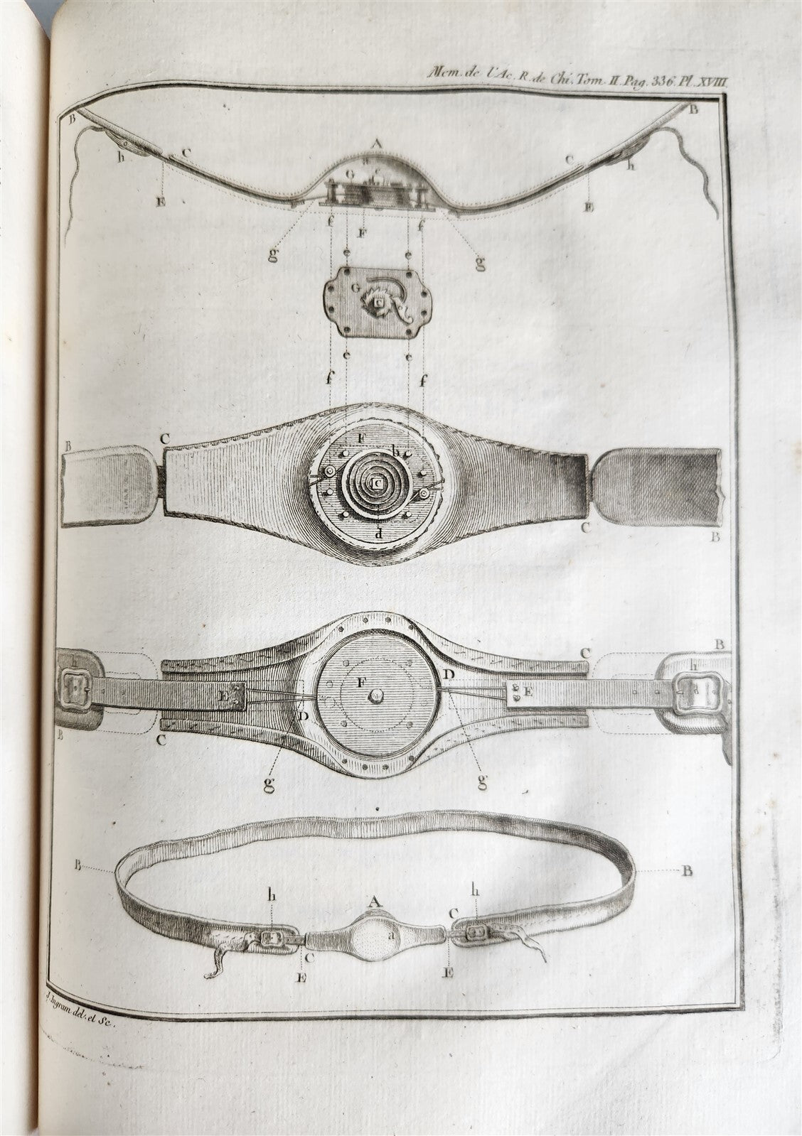 1757 SURGERY ANATOMY ILLUSTRATED antique Memoires l'Academie Royale de Chirurgie