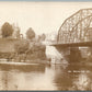 SO. ROYALTON VT BRIDGE ANTIQUE REAL PHOTO POSTCARD RPPC