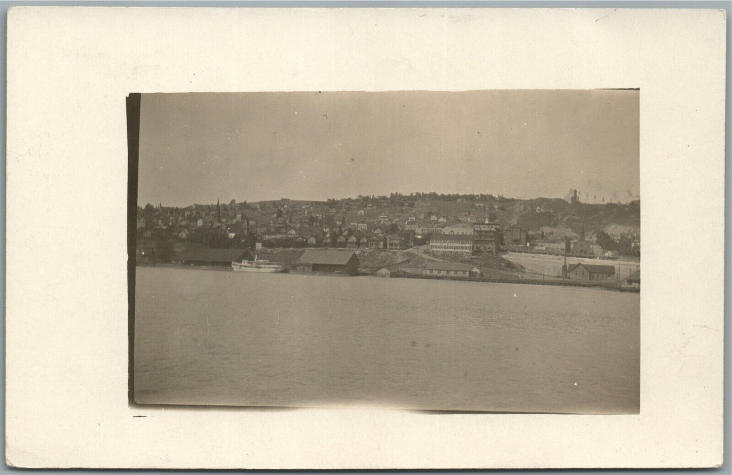 GALION OH GENERAL VIEW ANTIQUE REAL PHOTO POSTCARD RPPC