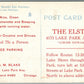 CHICAGO IL LAKE PARK & 42nd PLACE ADVERTISING ANTIQUE POSTCARD