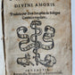 1563 Pharetra Divini Amoris antique 16th CENTURY BINDING Treasury of Divine Love
