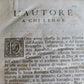 1735 TRATTENIMENTO ISTORICO SOPRA GLI ATTI DEGLI APOSTOLI antique VELLUM BOUND