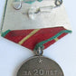 RUSSIAN SOVIET 20 YEARS OF IRREPROACHABLE SERVICE in POLICE MEDAL 1st CLASS