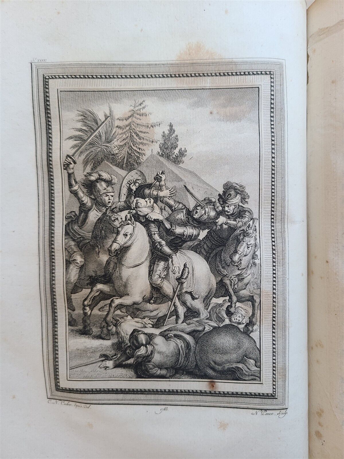 1775-83 ORLANDO FURIOSO by LODOVICO ARIOSTO 4 VOLUMES antique ILLUSTRATED POETRY