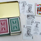 BICYCLE 2 DECKS PLAYING CARDS IN COLLECTIBLE TIN BOX