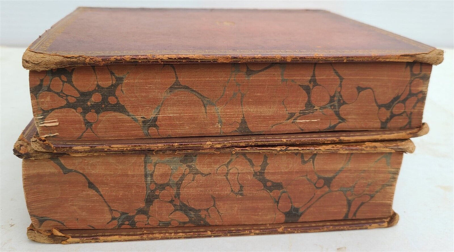 1778 EURIPIDES TRADEGIES 2 VOLUMES antique in LATIN