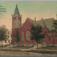 NORTH FREEDOM WI GERMAN BAPTIST CHURCH ANTIQUE POSTCARD