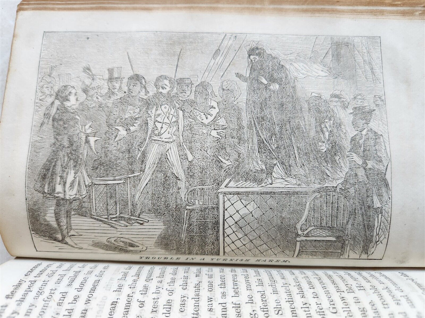 1871 STRUGGLES & TRIUMPHS 40 YEARS RECOLLECTION of P. BARNUM antique ILLUSTRATED