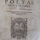 1614 ANTIQUE GREEK POETRY antique 2 FOLIO VELLUM BOUND VOLUMES