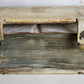 1737 BIBLE in GERMAN & LATIN antique MASSIVE FOLIO PIGSKIN BOUND 10 x 15"