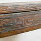 ANTIQUE MIDDLE EASTERN HUMIDOR ISLAMIC WRITINGS ARABIC TOBACCO BOX silver inlaid