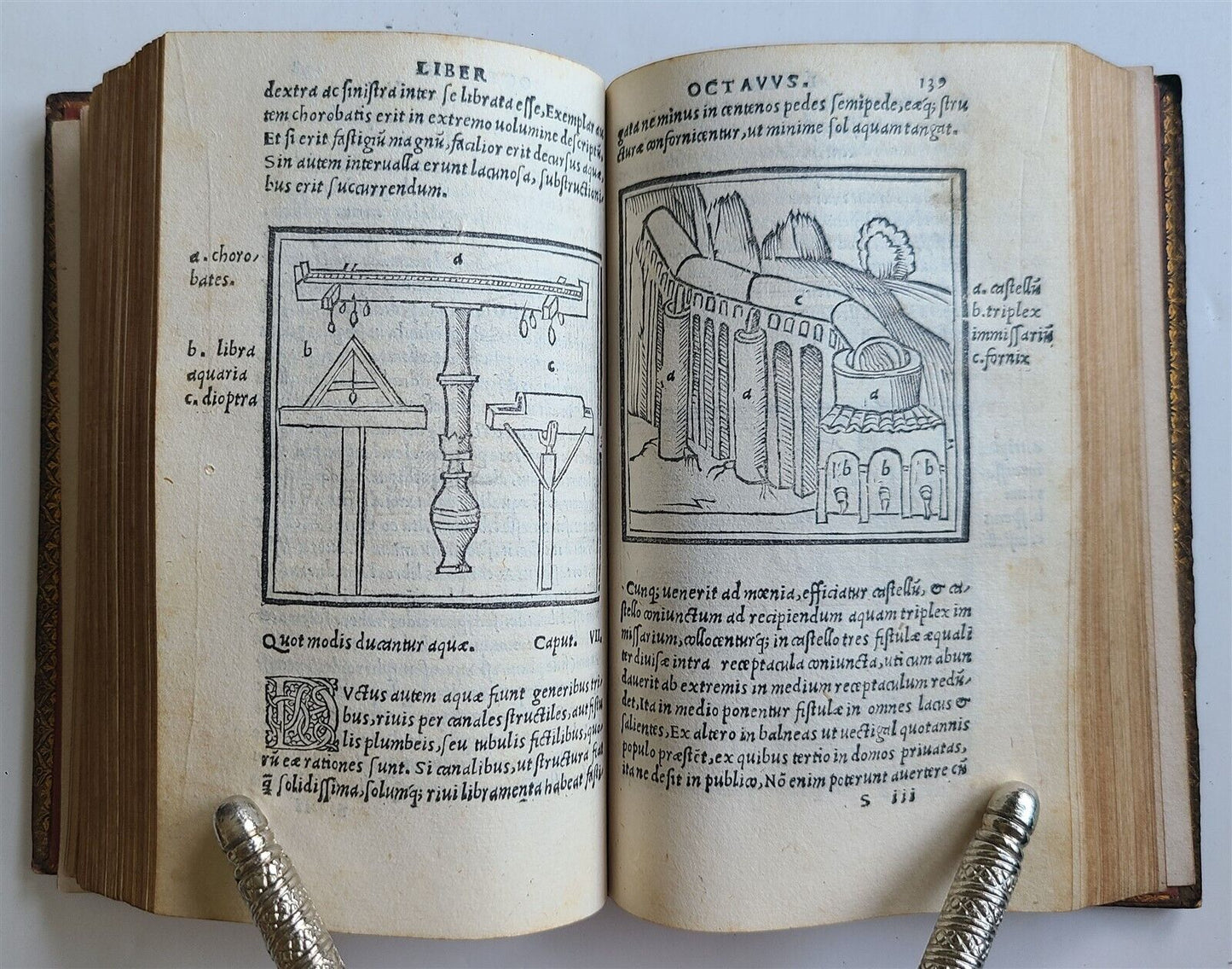 1513 VITRUVIUS ILLUSTRATED antique POST-INCUNABULA rare 16th CENT. architecture