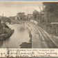 NORTHAMPTON MA MILL RIVER & SOUTH STREET BRIDGE ANTIQUE POSTCARD