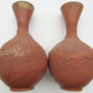 PAIR OF ANTIQUE JAPANESE CERAMIC VASES w/ DRAGONS