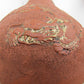 PAIR OF ANTIQUE JAPANESE CERAMIC VASES w/ DRAGONS