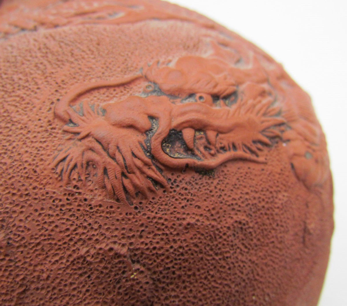 PAIR OF ANTIQUE JAPANESE CERAMIC VASES w/ DRAGONS