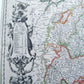 1680 MAP of GERMANY by Frederik de Wit antique XVII PROVINCIARUM GERMANIAE