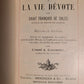 1891 INTRODUCTION A LA VIE DEVOTE antique AMERICAN EDITION in FRENCH