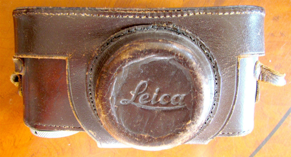 LEICA CAMERA ANTIQUE LEATHER CASE