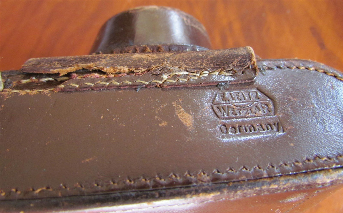 LEICA CAMERA ANTIQUE LEATHER CASE