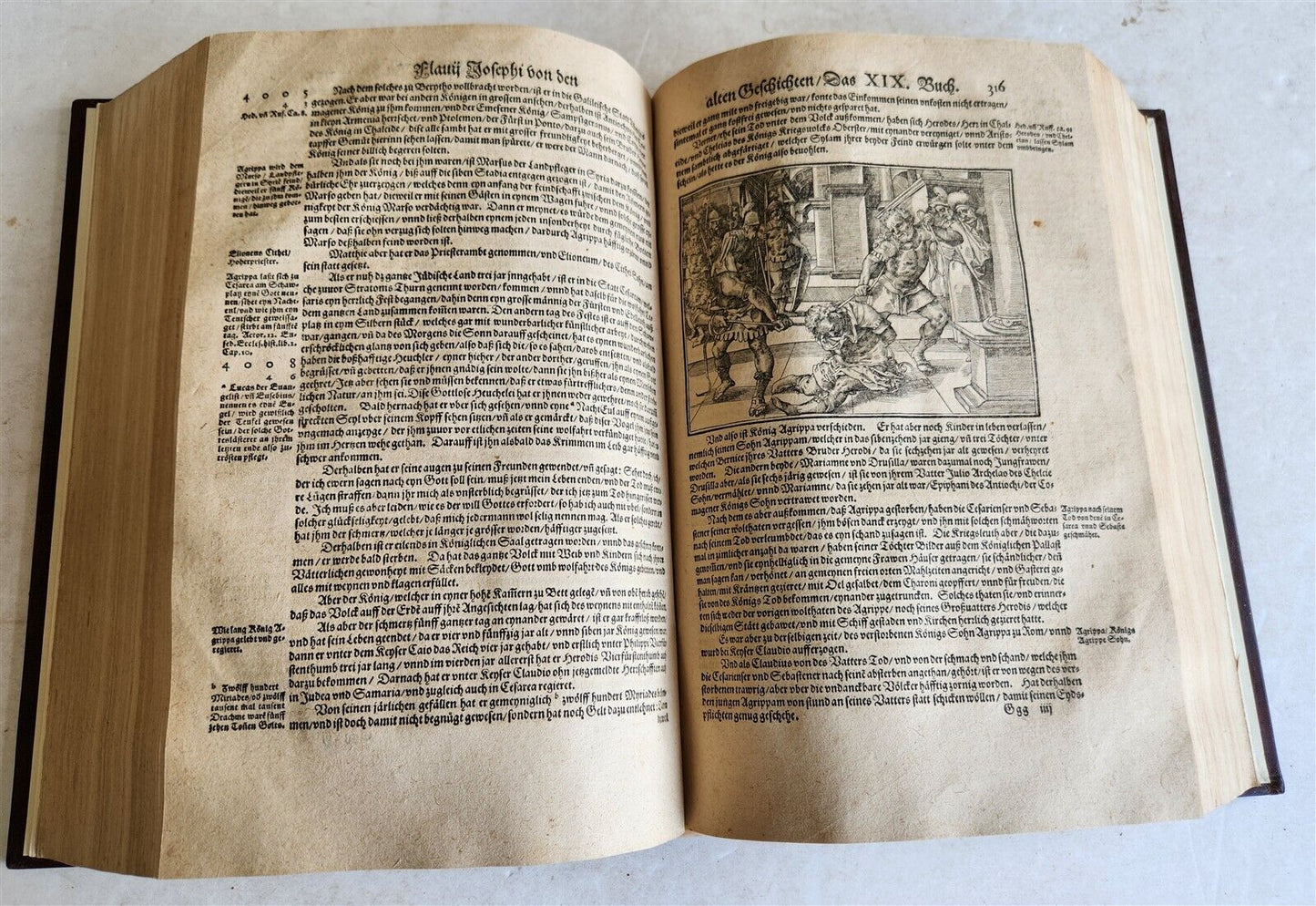 1590 FLAVIUS JOSEPHUS ILLUSTRATED JEWISH HISTORY antique MASSIVE FOLIO JUDAICA