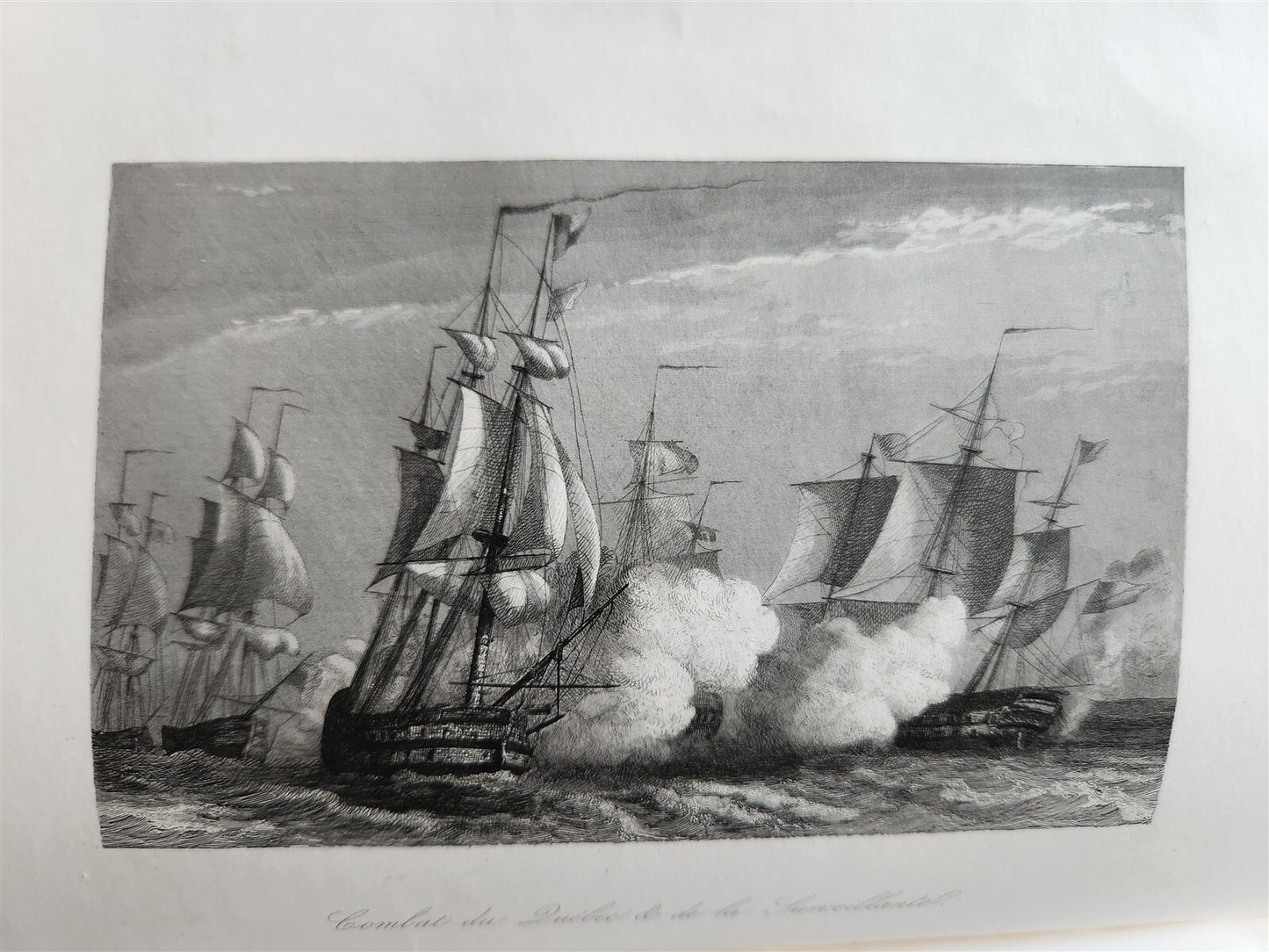 1844 MARINES HISTORY ILLUSTRATED antique LA MARINE King of Hanover PROVENANCE