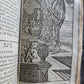 1724 ILLUSTRATED POLITICAL NOVEL antique Joannis Barclaii Argenis